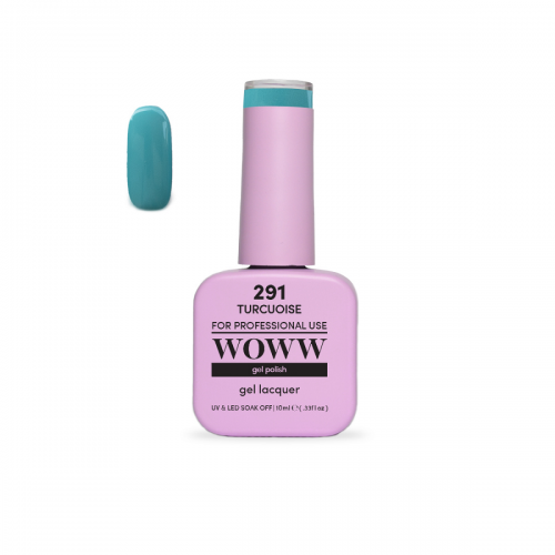 Ημιμόνιμο Βερνίκι New Woww Cosmetics 10ml Turcuoise - 291